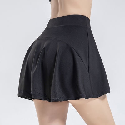 Ladies Sports Golf Pleated Tennis Skirt With Pockets High Waist Athletic Skorts